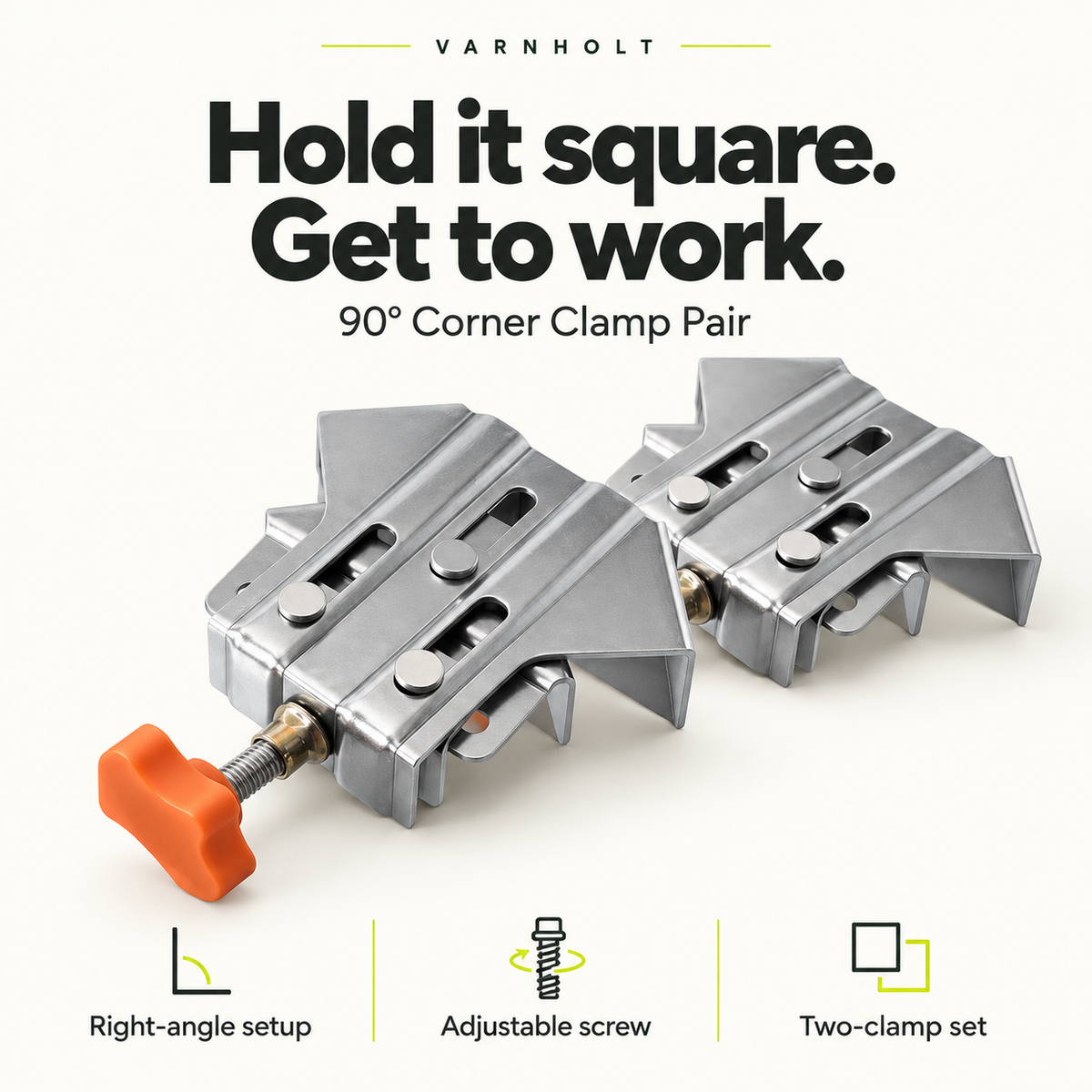 Varnholt 90° Corner Clamp Pair